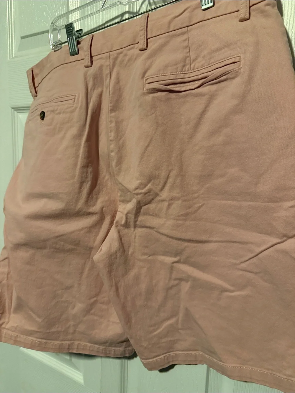 Old Navy Men’s Light Pink Flat Front Chino Shorts
